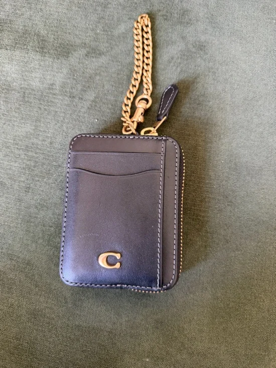 Coach Essential Chain Card Case - Picture 1 of 6